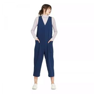 Prologue Vneck navy jumpsuit